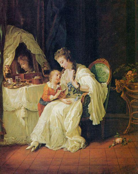 Johann Heinrich Wilhelm Tischbein Familienszene oil painting picture